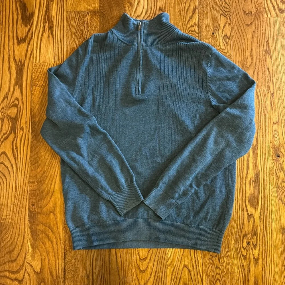 Men’s Van Heusen Quarter Zip-Up Sweater